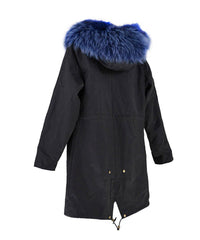 Parka Jacket Black & Navy - Women - UGG Specialist Australia