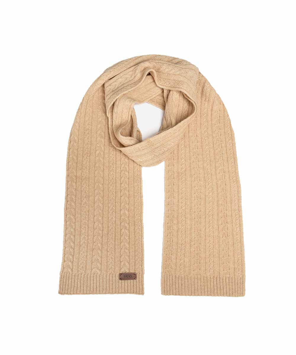 Cashmere Cable UGG Scarf メイン画像