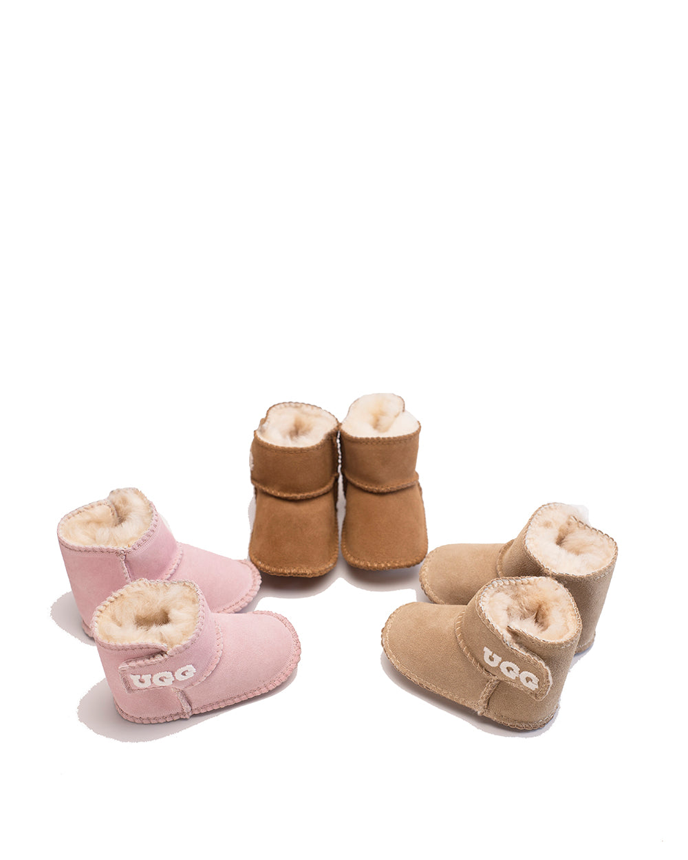 Baby UGG Embroidered Logo Booties