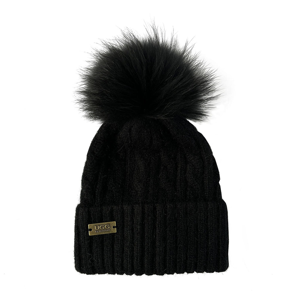 Mitchell-Y Pom Pom UGG Beanies 2P - UGG Specialist Australia