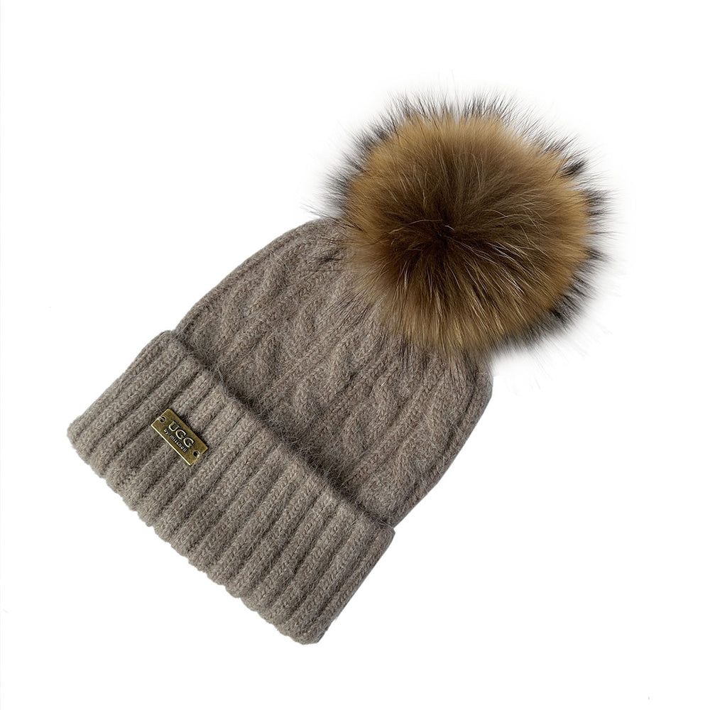 Mitchell-Y Pom Pom UGG Beanies 2P - UGG Specialist Australia
