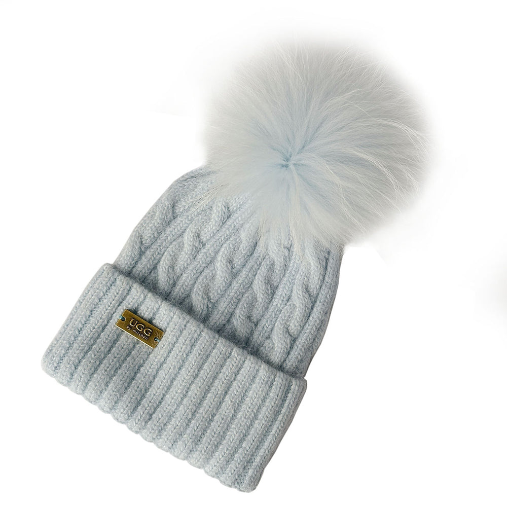 Mitchell-Y Pom Pom UGG Beanies 2P - UGG Specialist Australia
