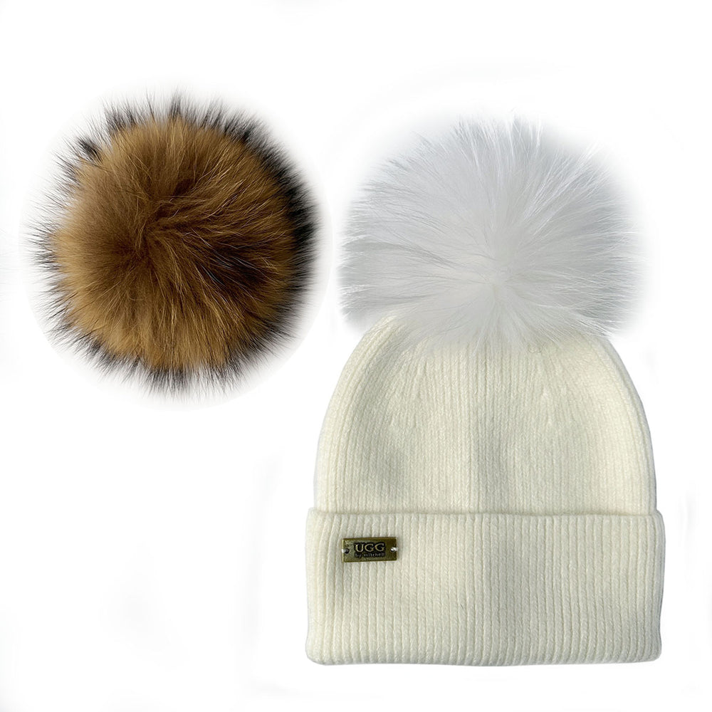 Mitchell-Y Pom Pom UGG Beanies 6P - UGG Specialist Australia