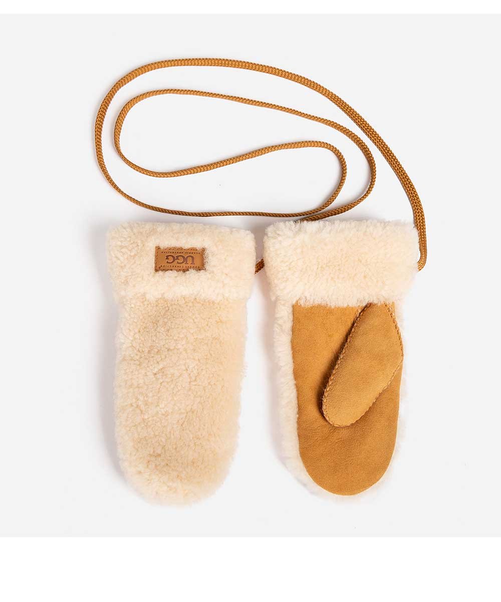 Curly UGG Kids Mitten Gloves サブ画像