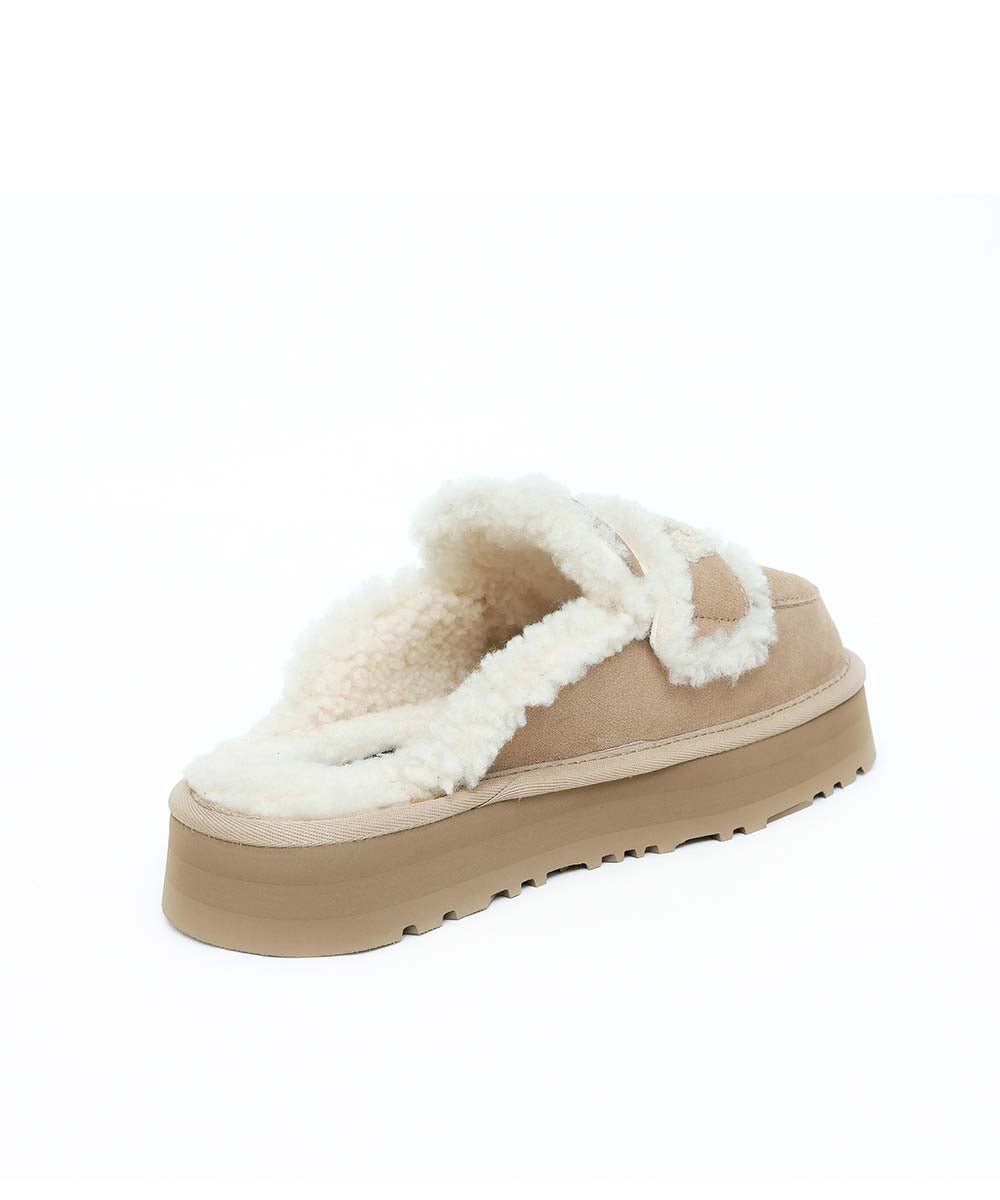 Violet Platform Women's UGG Slippers サブ画像
