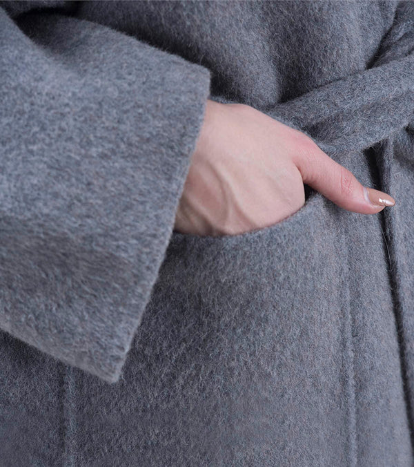 Cashmere Wool Fox Fur Coat - Women - UGG Specialist Australia
