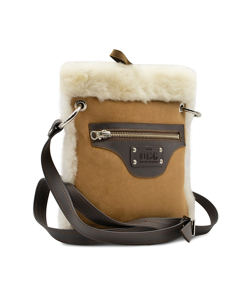 Ziptop Tie Shoulder UGG Bag Secondary image